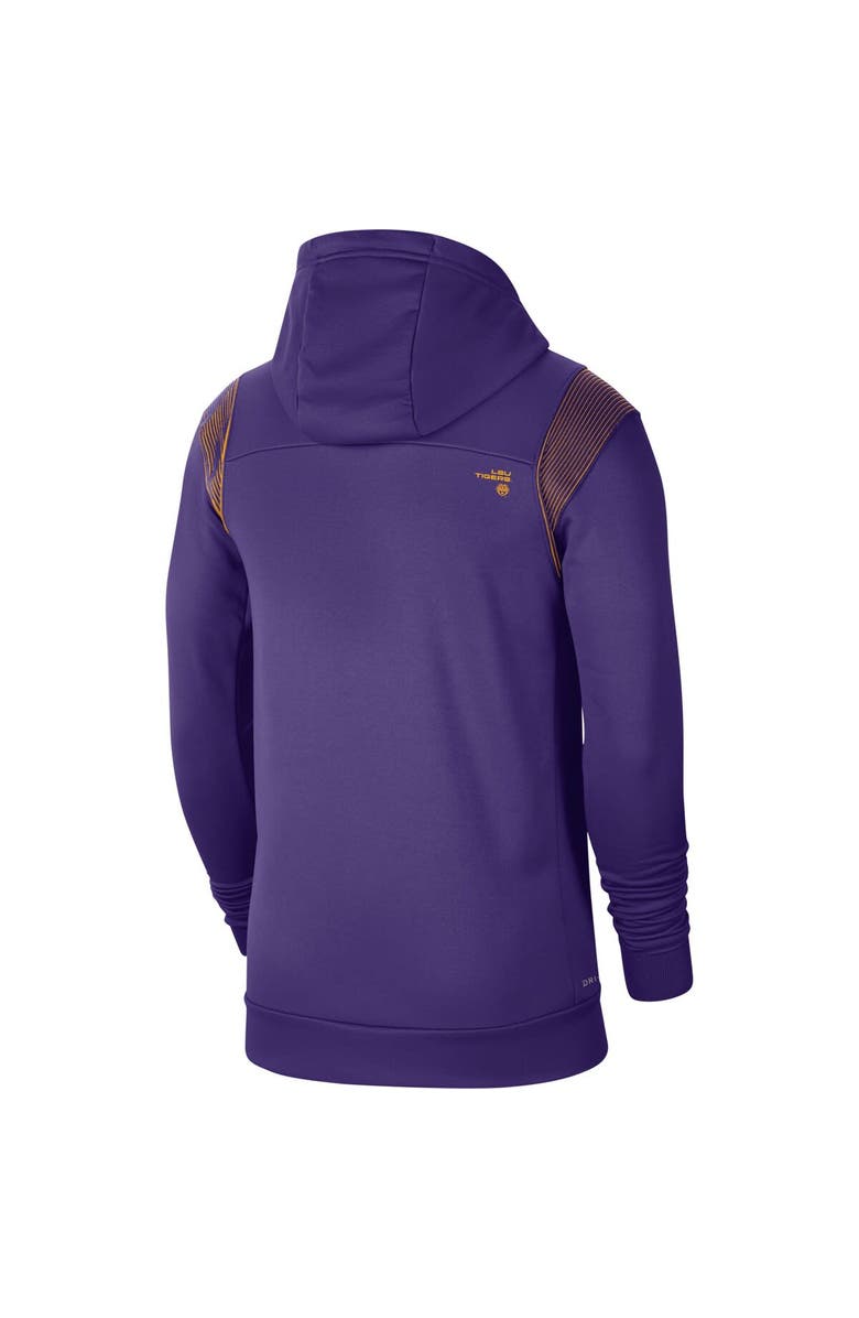 Nike Men's Nike Purple LSU Tigers 2021 Sideline Performance Full-Zip Hoodie, Alternate, color, Purple
