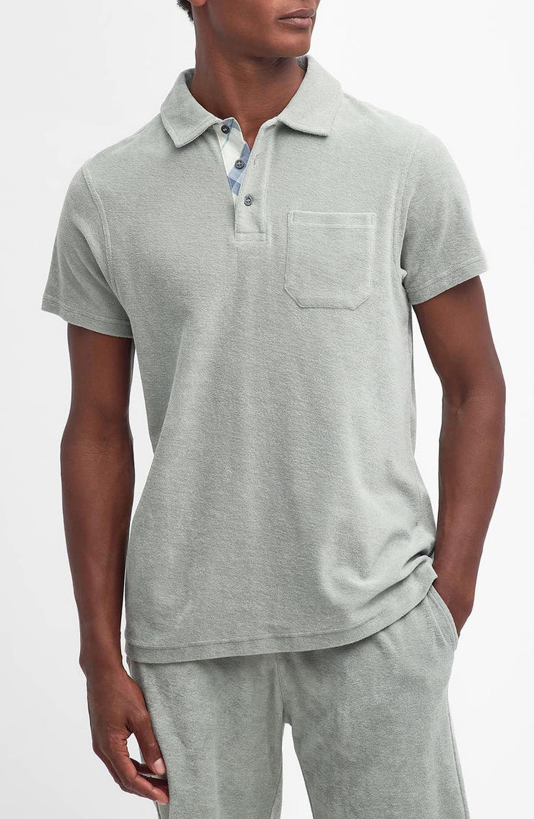 Barbour Cowes Terry Polo, Main, color, Forest Fog