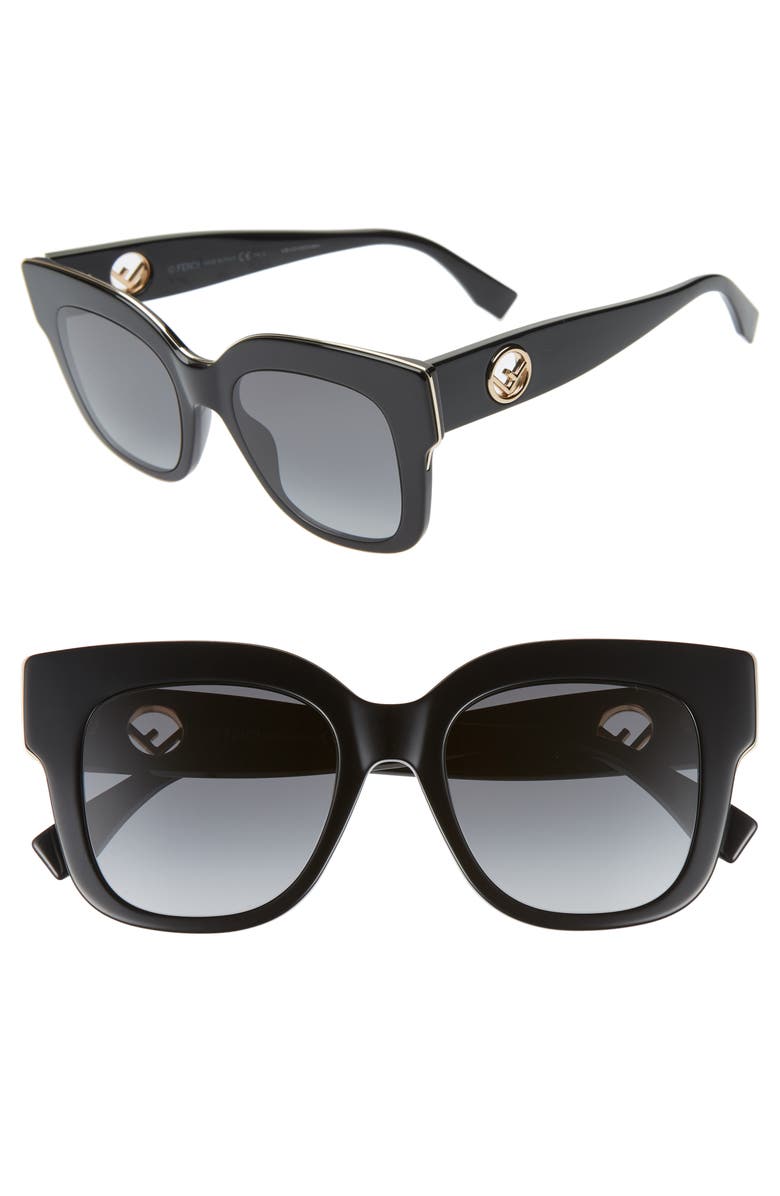 Fendi 51mm Sunglasses, Main, color,