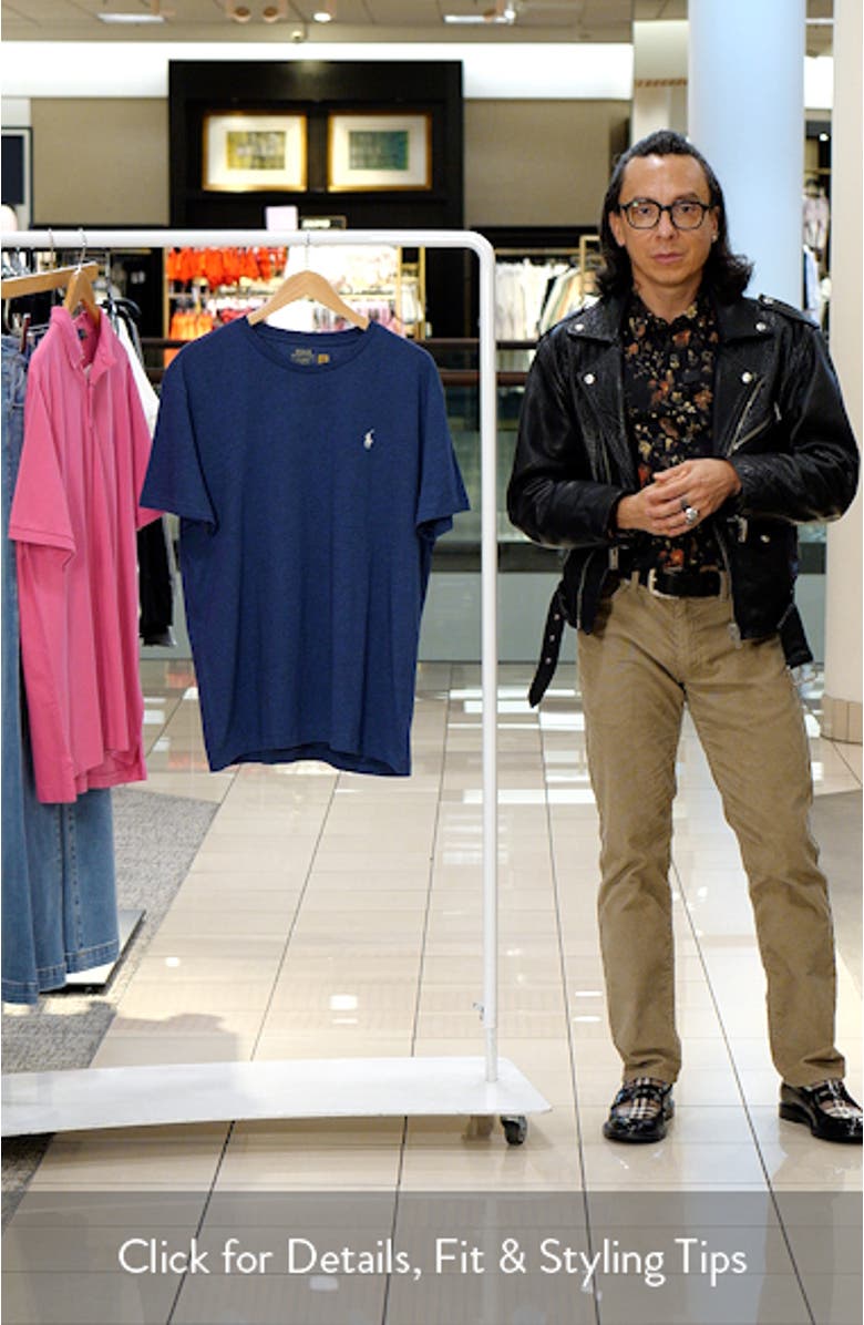 Heathered Cotton Crewneck T-Shirt, sales video thumbnail