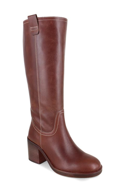 Casper Knee High Block Heel Boot