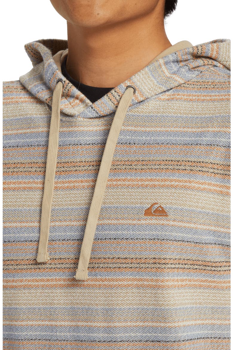 Great Otway Stripe Hoodie, Alternate, color, BRAN YD 4