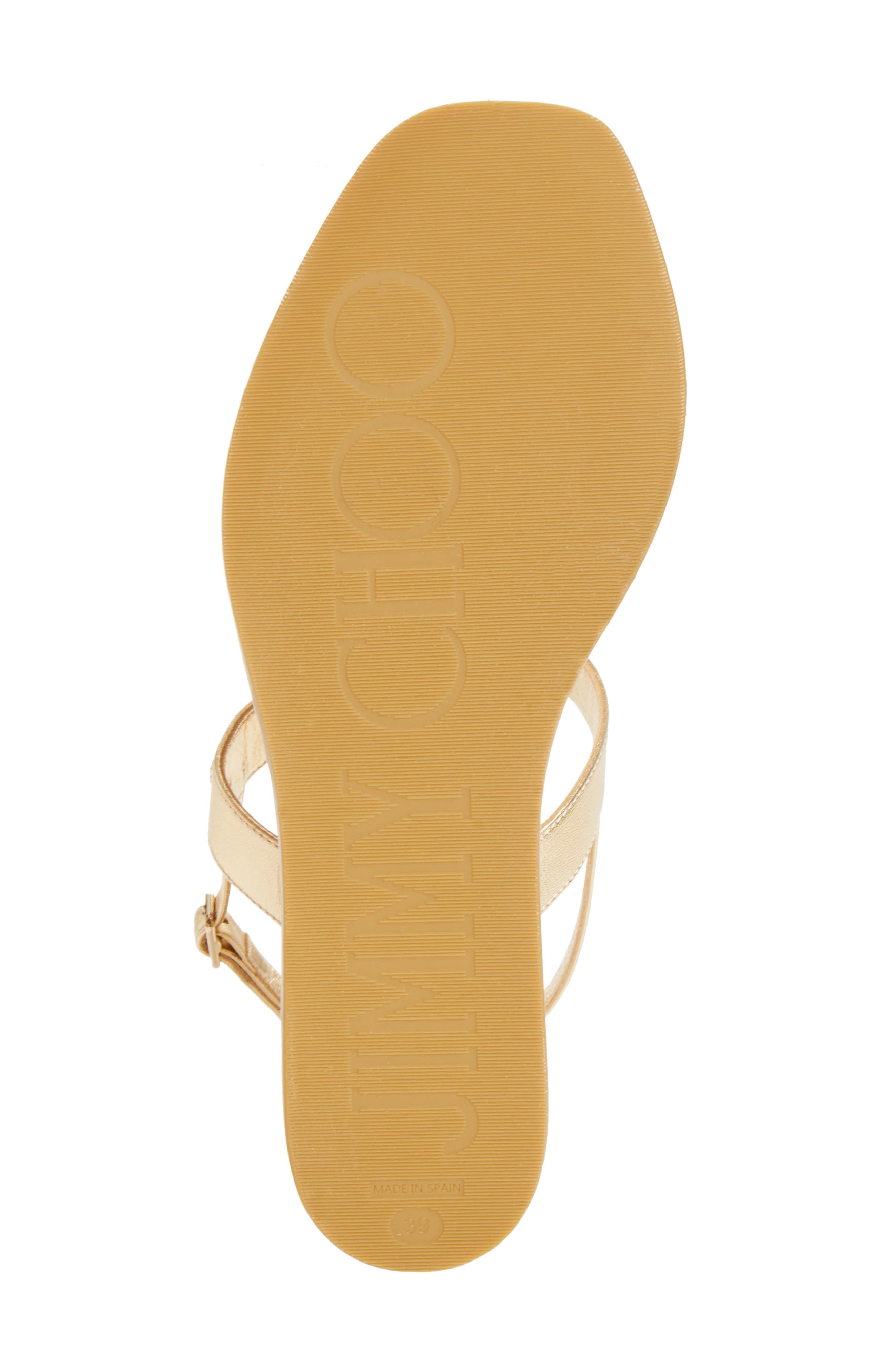 Theia Wedge Sandal, Alternate, color, GOLD