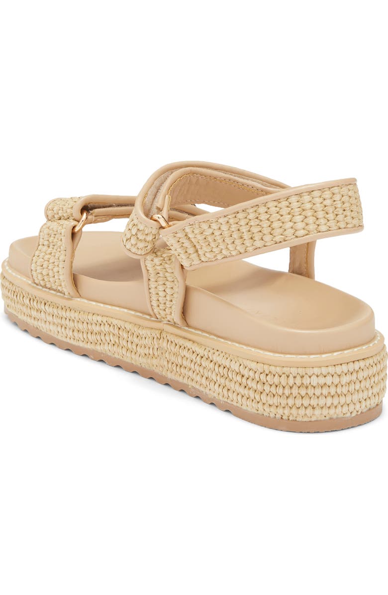 Billini Porter Platform Sandal, Alternate, color, Natural Raffia