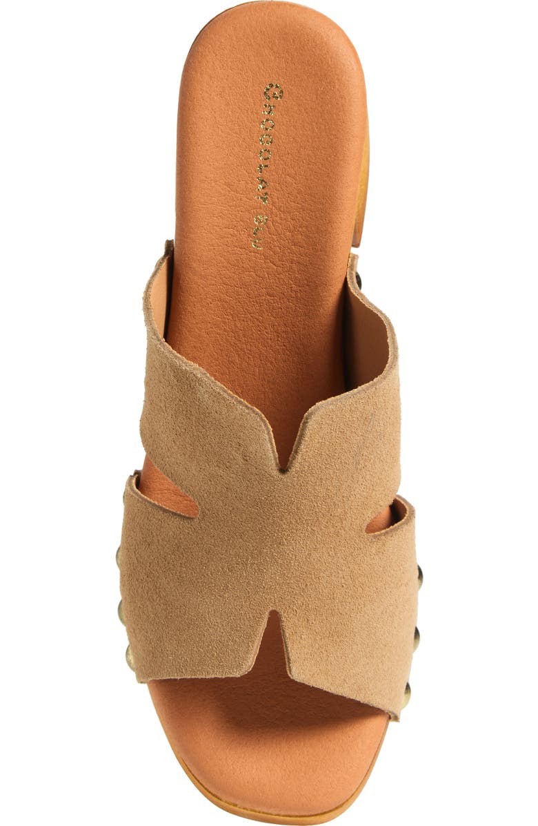 Chocolat Blu Magee Platform Slide Sandal, Alternate, color, Mushroom Suede