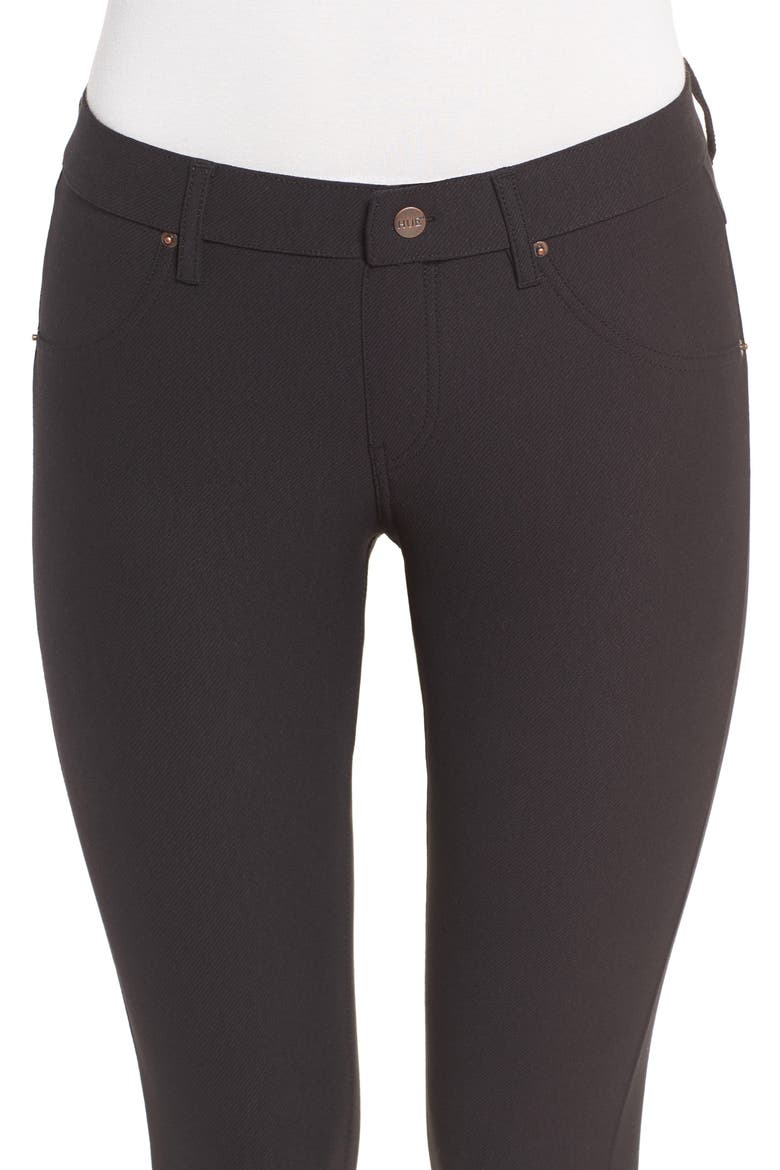 Essential Denim Leggings, Alternate, color, BLACK