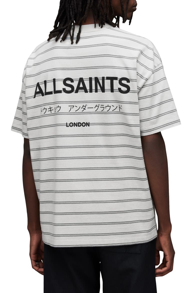 Underground Stripe Cotton Graphic T-Shirt, Alternate, color, SPECKLE GREY