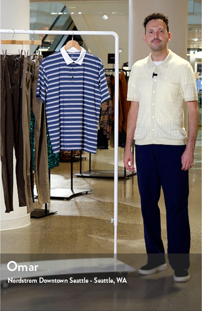 Barry Stripe Golf Polo, sales video thumbnail
