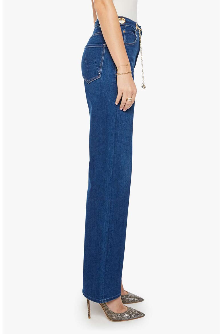 The Off the Chain High Waist Tunnel Vision Sneak Straight Leg Jeans, Alternate, color, PINKIES UP