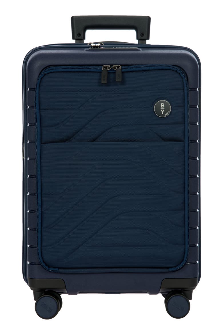 B|Y Ulisse 21 Expandable 21-Inch Spinner Carry-On, Main, color, OCEAN BLUE