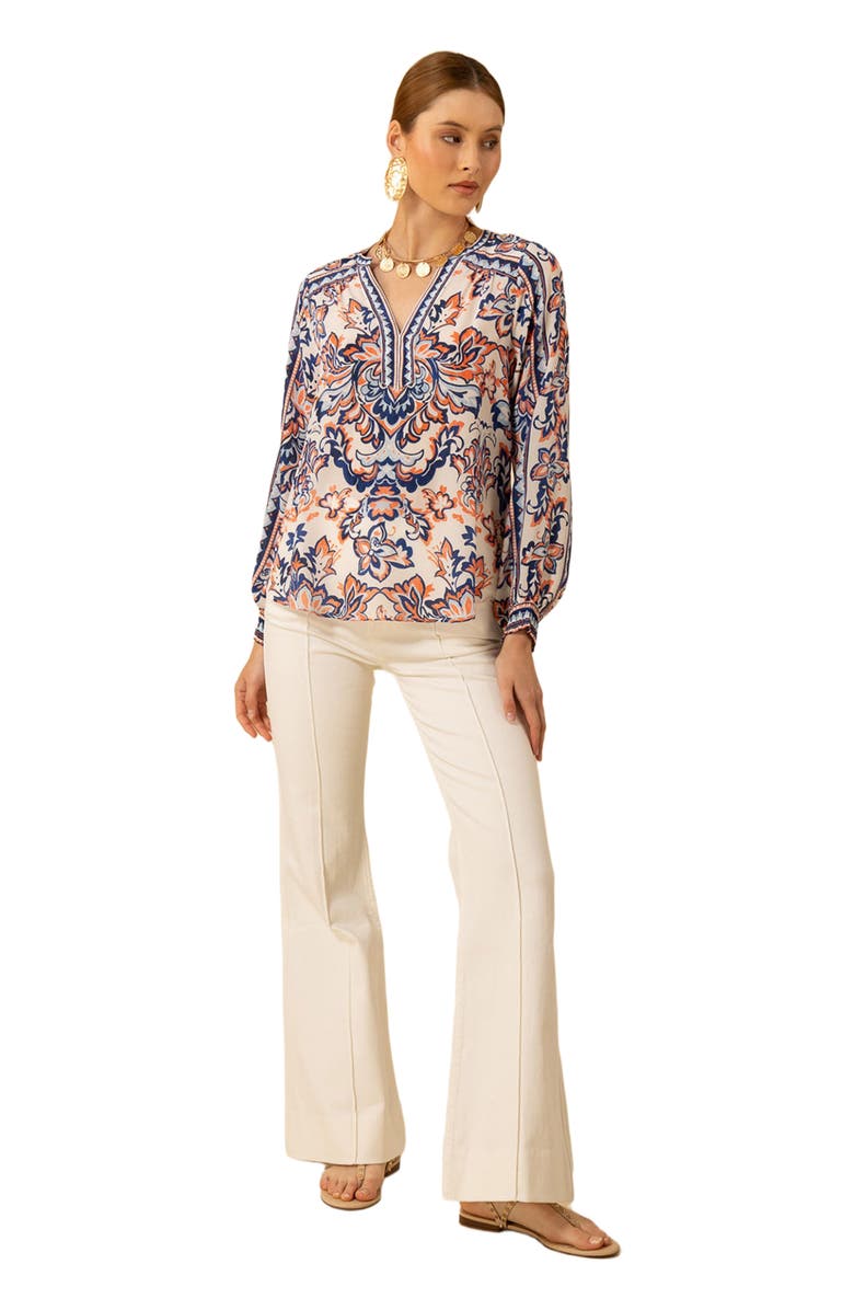 Halebob Chaya Silk Top, Main, color, 