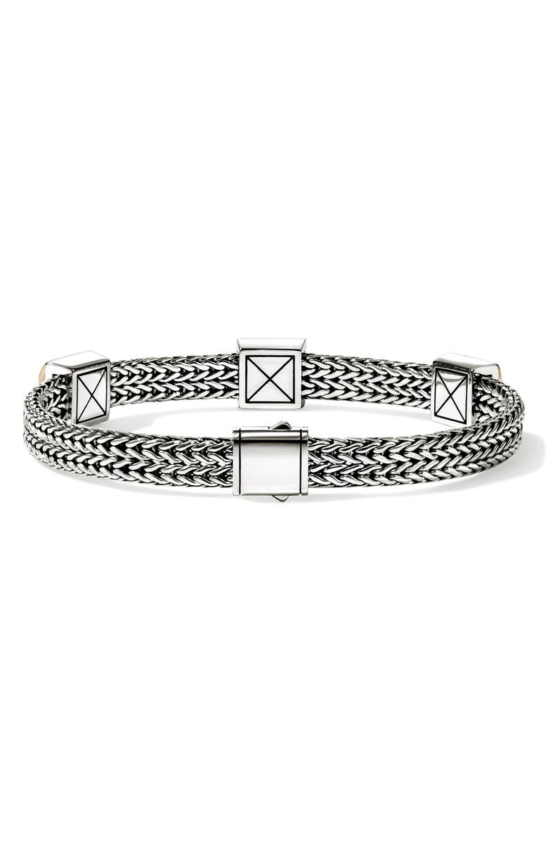 John Hardy Icon Stud Bracelet, Alternate, color, Silver And Gold