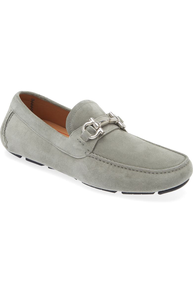 FERRAGAMO Parigi New Suede Driving Loafer, Main, color,