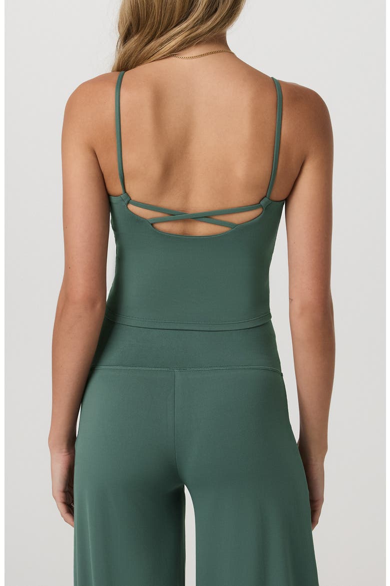 Halo Crop Camisole, Alternate, color, AGATE GREEN