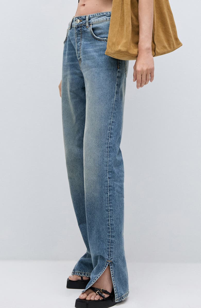 MANGO Straight Leg Jeans, Alternate, color, 