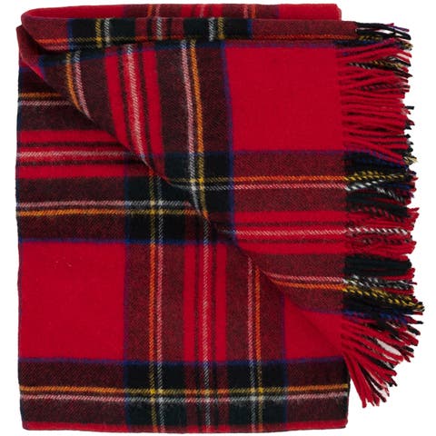Highland Tweeds Shetland Lambswool Throw