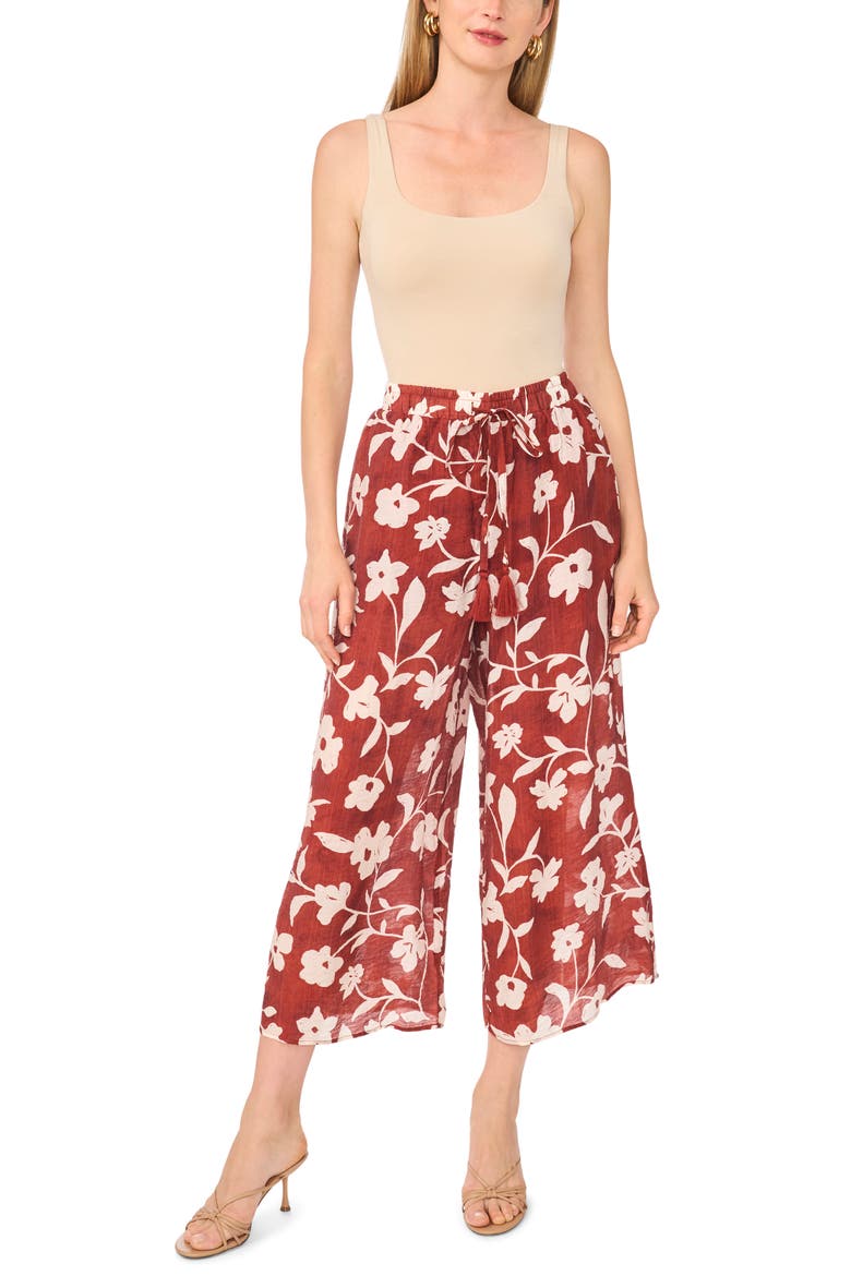Lawn Drawstring Pants, Alternate, color, RUSSET BROWN-235