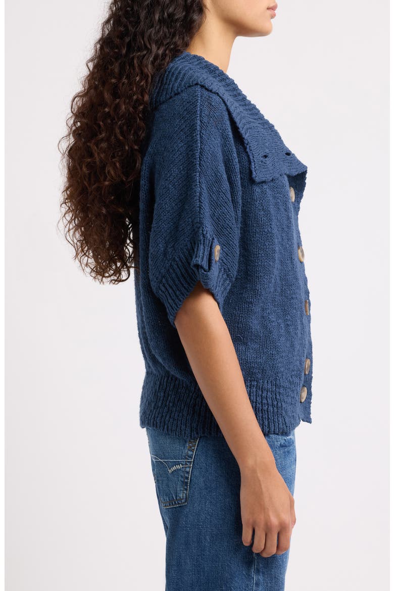 Batwing Peacoat Cardigan, Alternate, color, NAVY