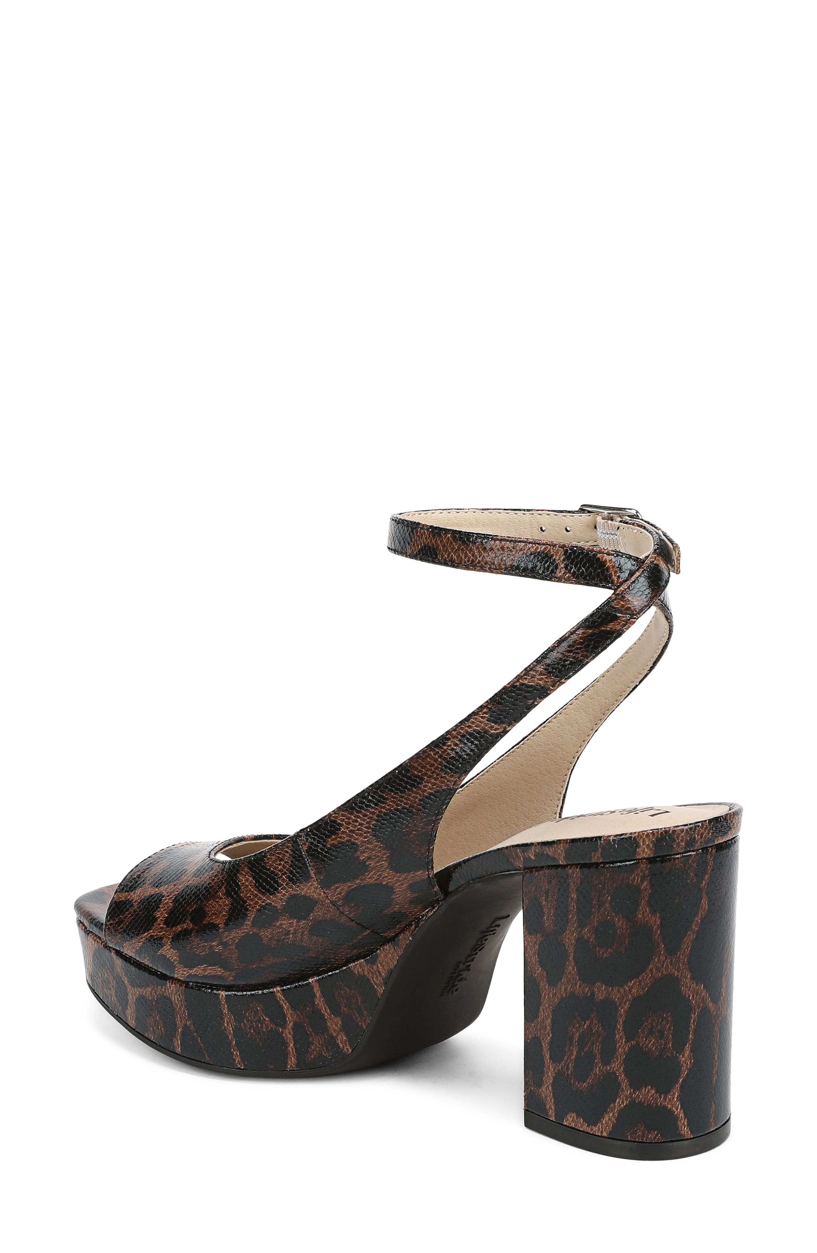 Aliyah Ankle Strap Platform Sandal, Alternate, color, BROWN