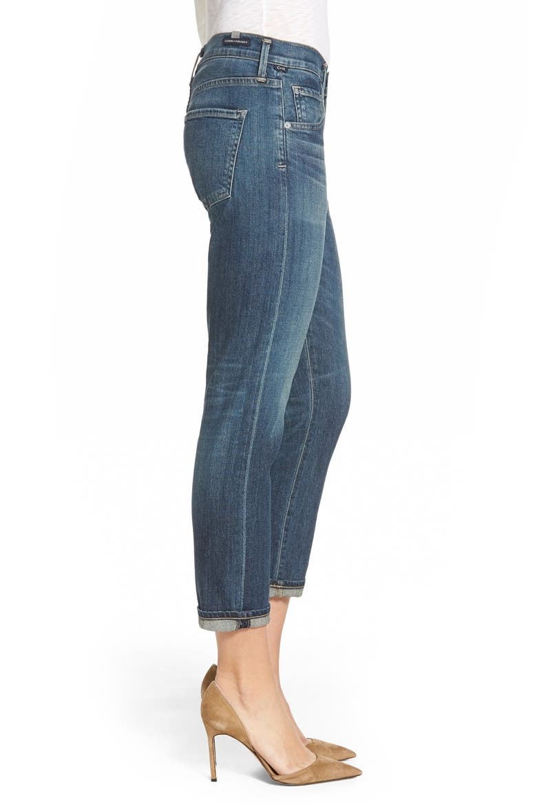 'Emerson' Slim Boyfriend Jeans, Alternate, color, DIXON