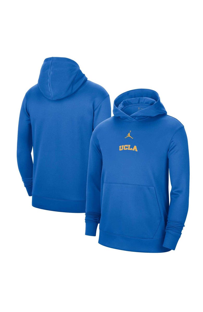 Jordan Brand Men's Jordan Brand Blue UCLA Bruins Team Basketball Spotlight Performance Pullover Hoodie, Alternate, color, Blue