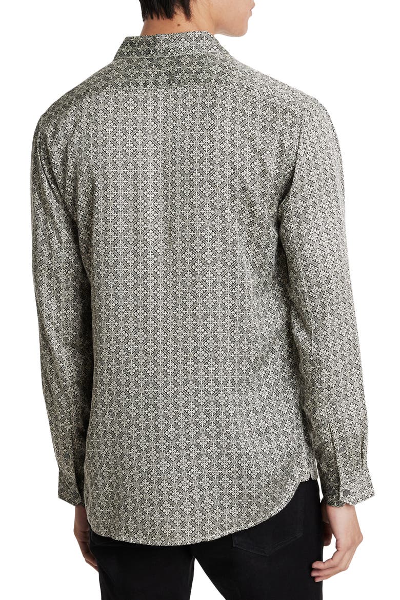 Rodney Button-Up Shirt, Alternate, color, SNOW HEATHER