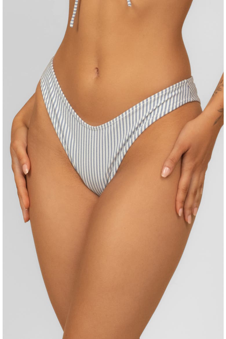 Lulu Stripe Bikini Bottoms, Main, color, CLASSIC BLUE STRIPE