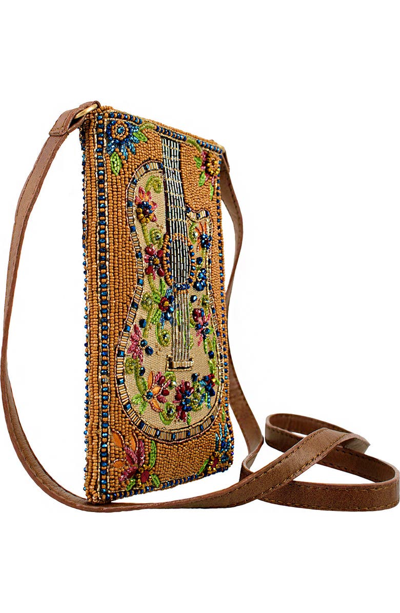 Mary Frances Accessories Garden Groove Crossbody Phone Bag, Alternate, color, Brown