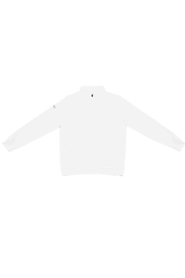 Performance Quarter Zip Pullover, Alternate, color, White