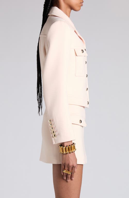 TOM FORD TOM FORD COMPACT STRETCH WOOL CROP JACKET 