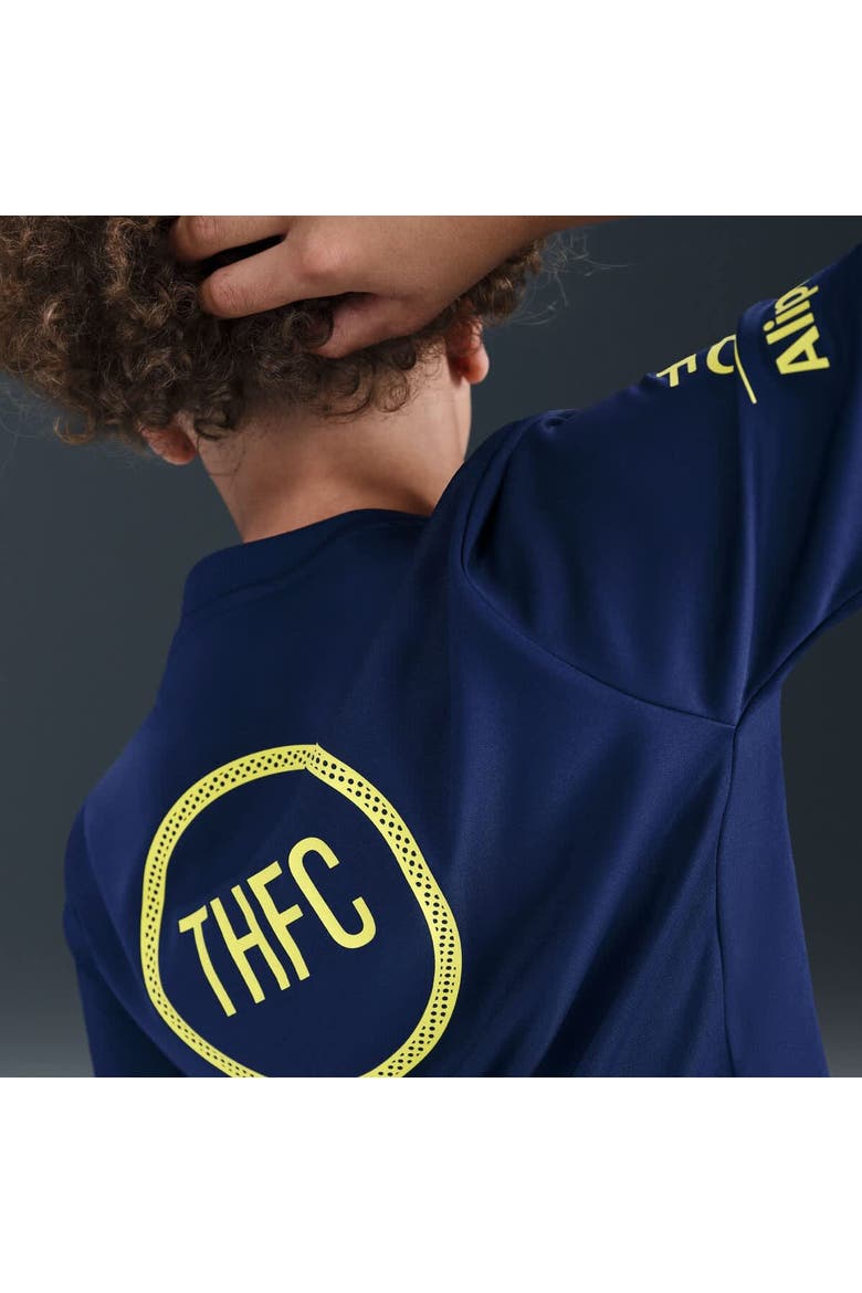 Youth Nike  Navy Tottenham Hotspur 2025/26 Third Academy Pro Pre-Match Dri-Fit Top, Alternate, color, Navy