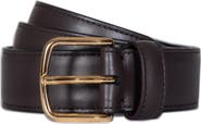 Vince Stitched Leather Belt