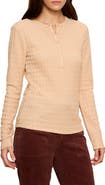 Sanctuary Not So Basic Texture Henley Top