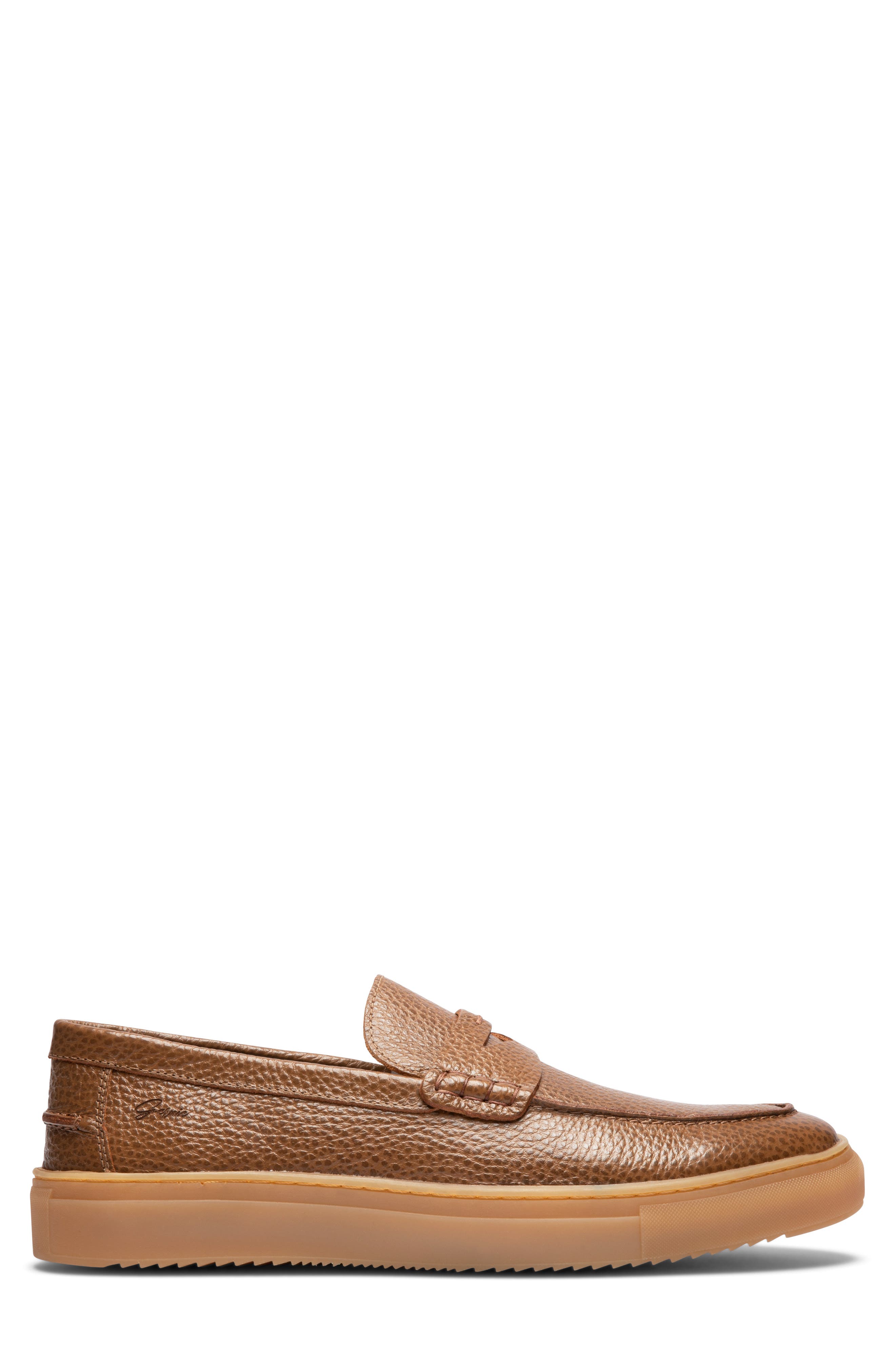 Gernie Penny Driving Loafer, Alternate, color, Cognac Garda