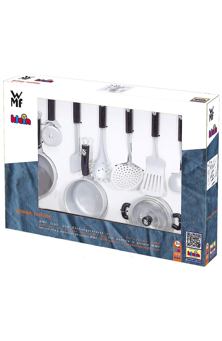 WMF Pot And Kitchen Set, Premium Toys For Kids Ages 3 Years & Up, Alternate, color, Silver