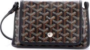 Pre-Owned Goyard Plumet Clutch Wallet Coated Canvas