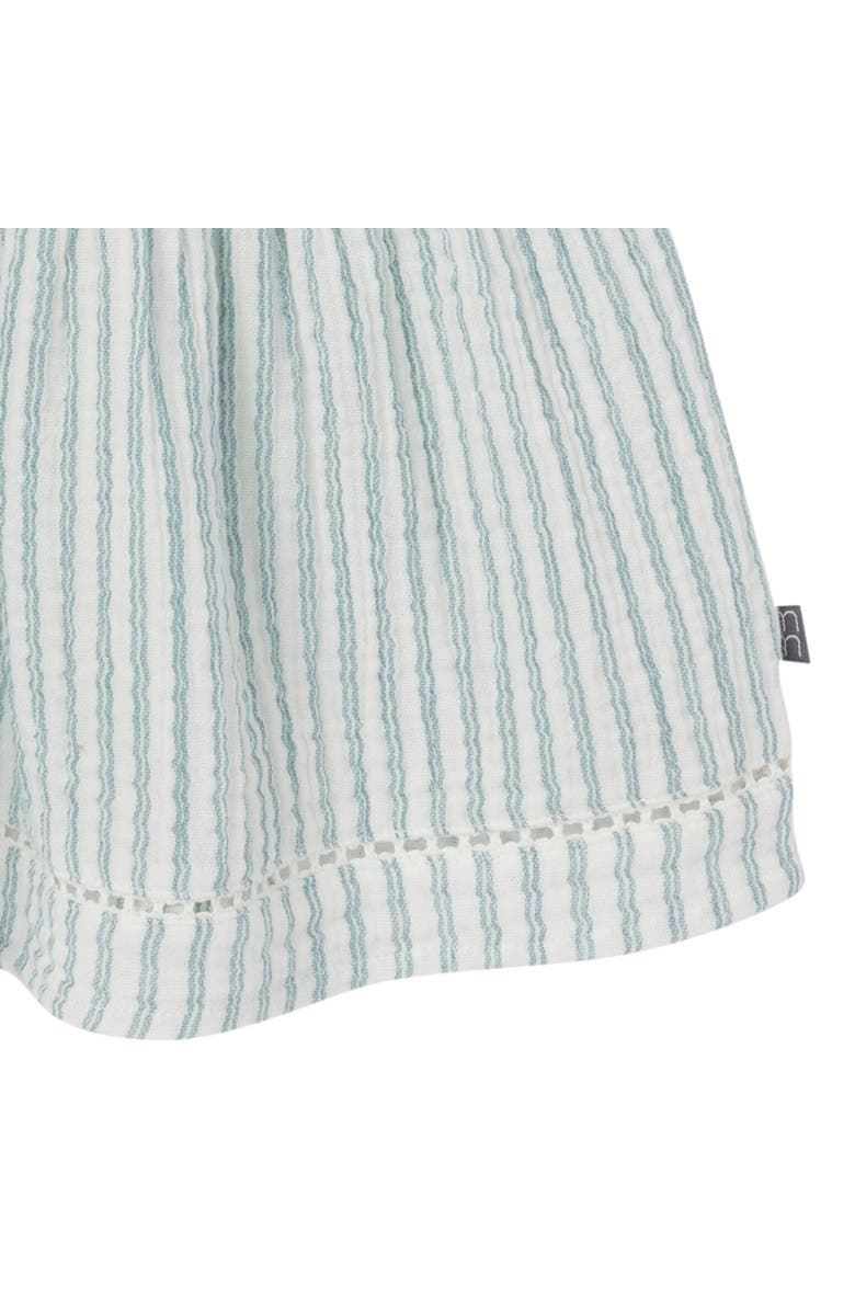 Modern Moments<sup>™</sup> by Gerber Mommy & Me Gauze Teal Stripe Dress, Alternate, color,
