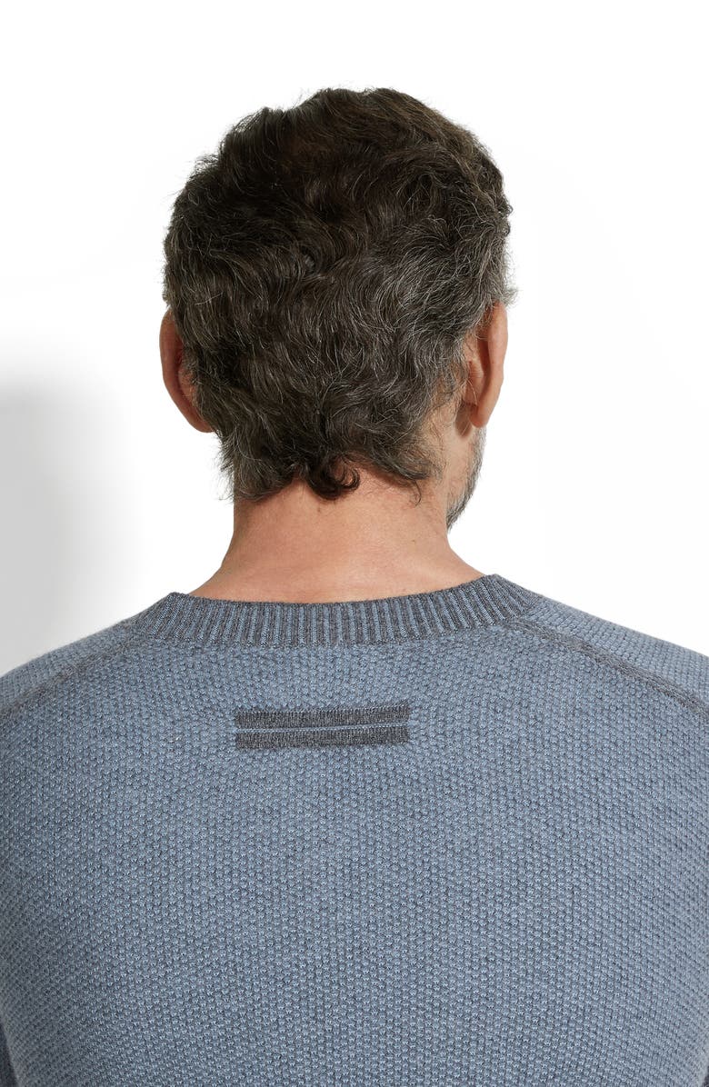 ZEGNA Oasi Cashmere Crewneck Sweater, Alternate, color, Light Blue