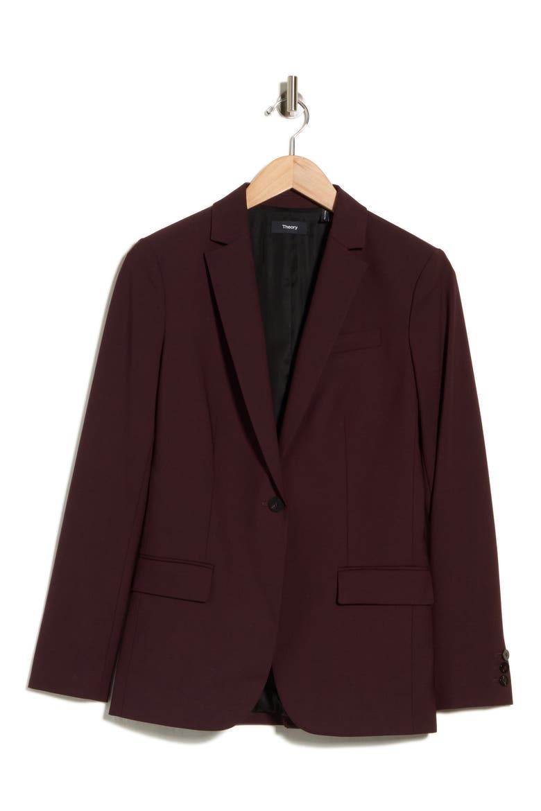 Staple Blazer, Main, color, MERLOT