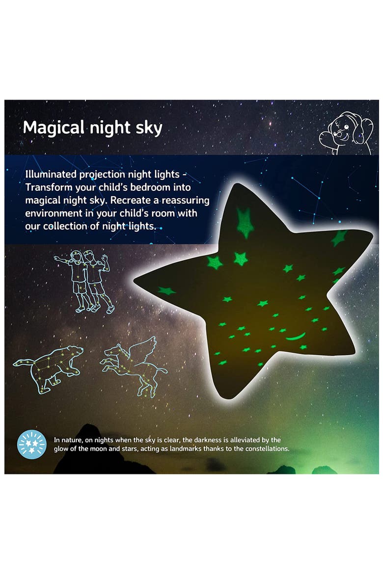 Twilight Buddies - Calming Plush Toy & Nightlight Star Projector, Alternate, color, BEIGE
