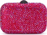 Olga Berg Casey Hot Fix Crystal Clutch
