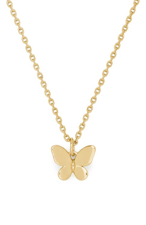 you're a gem butterfly pendant necklace