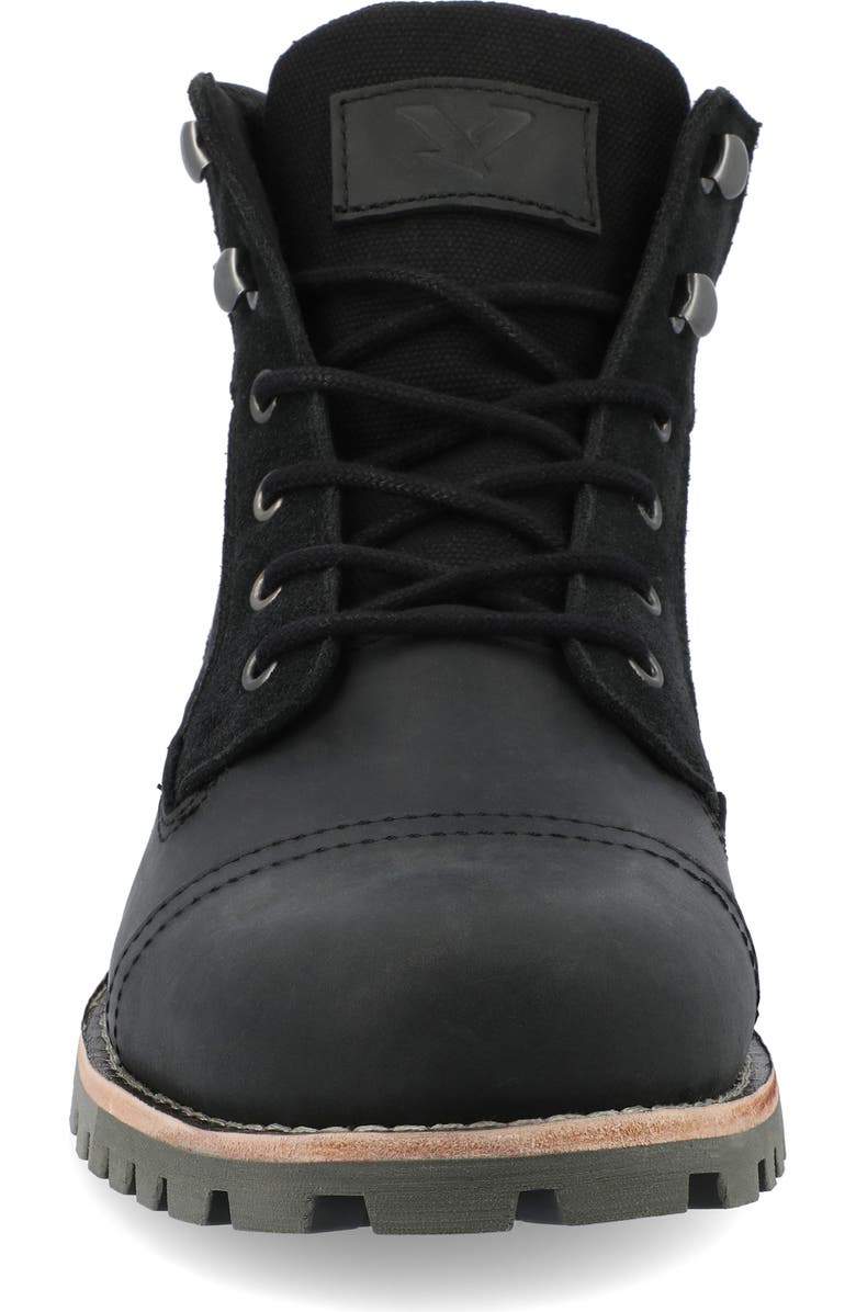 TERRITORY BOOTS Brute Water Resistant Cap Toe Boot, Alternate, color,