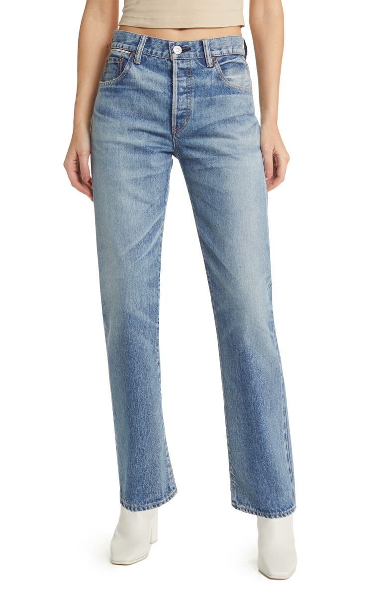 MOUSSY VINTAGE Graceland Ankle Straight Leg Jeans, Main, color, 