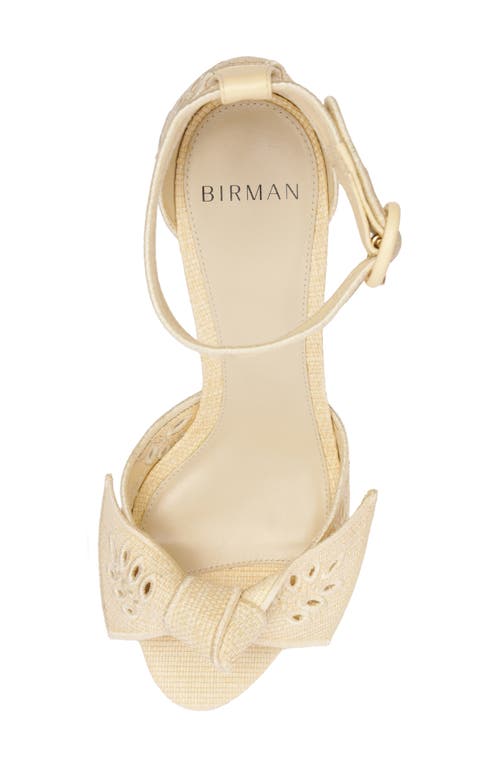 ALEXANDRE BIRMAN ALEXANDRE BIRMAN MAXI CLARITA EMBROIDERED ANKLE STRAP SANDAL 