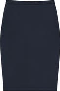 Theory Trace Slim Fit Stretch Wool Skirt