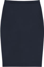 Theory Trace Slim Fit Stretch Wool Skirt