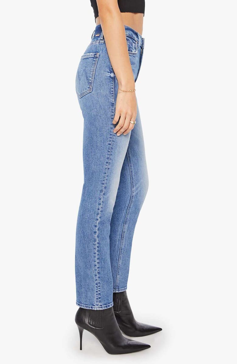 MOTHER The Dazzler Flood Straight Leg Jeans, Alternate, color, Trucks Are For Girls