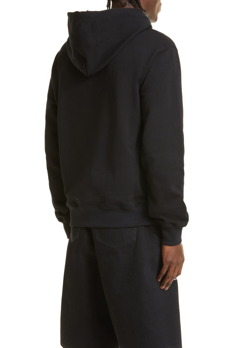 Off-White Slim Fit Varsity Patch Hoodie, Alternate, color, 