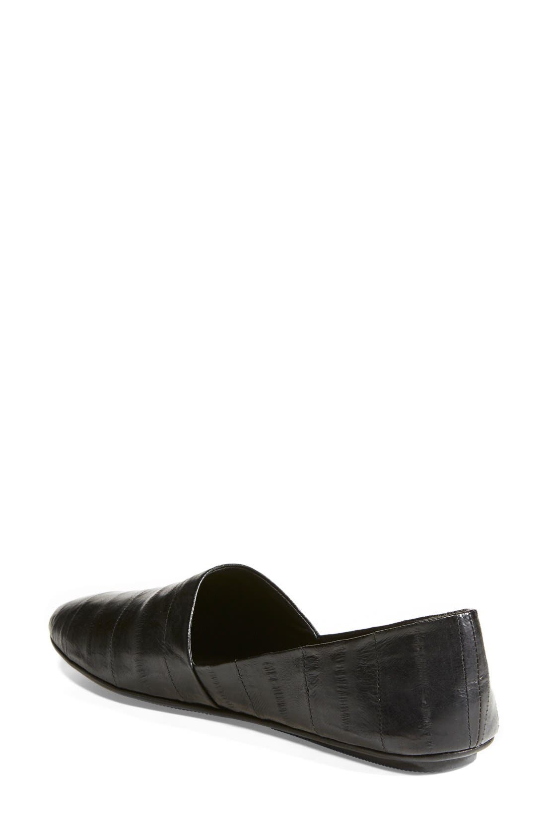 Vince 'Bogart' Leather Flat, Alternate, color, 